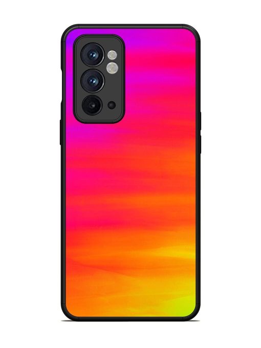 Neon Horizon Glossy Soft Edge Case for Oneplus 9RT (5G) Chachhi