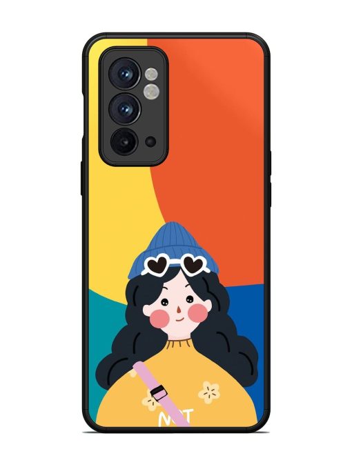 Colorful Vibes Glossy Soft Edge Case for Oneplus 9RT (5G) Chachhi