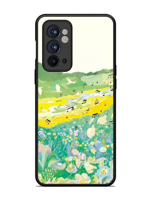 Melody In Bloom Glossy Soft Edge Case for Oneplus 9RT (5G) Chachhi