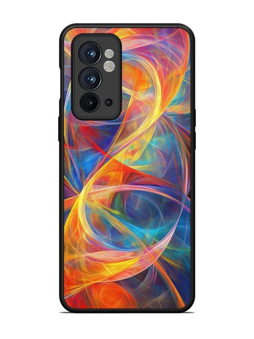 Cosmic Currents Glossy Soft Edge Case for Oneplus 9RT (5G) Chachhi