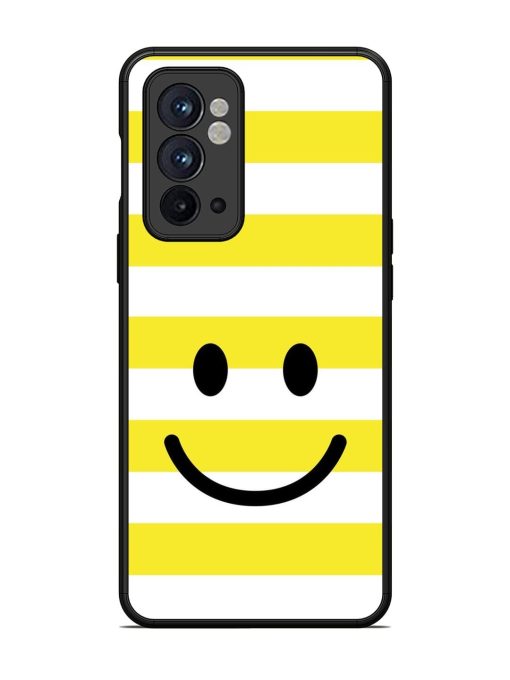 Smiling Stripes Glossy Soft Edge Case for Oneplus 9RT (5G) Chachhi