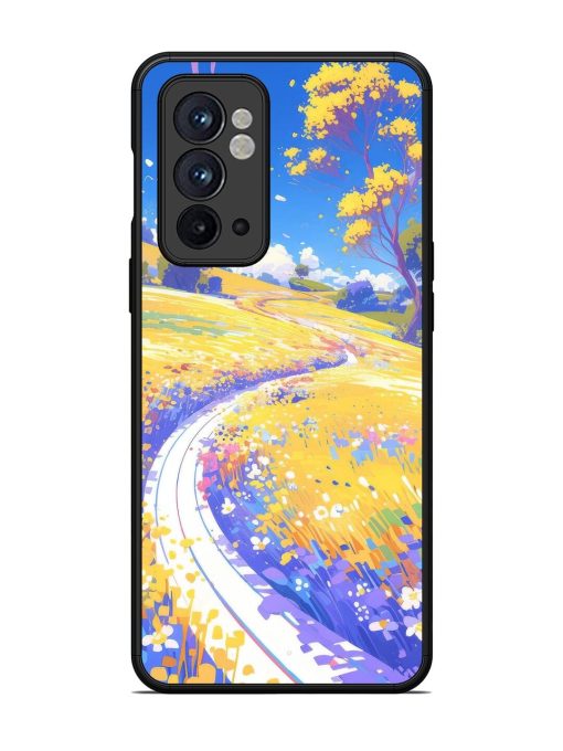 Vibrant Spring Meadow Glossy Soft Edge Case for Oneplus 9RT (5G) Chachhi