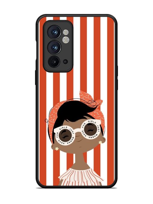 Girls Just Wanna Have Fun Glossy Soft Edge Case for Oneplus 9RT (5G) Chachhi