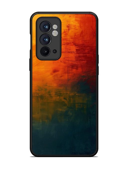 Golden Hour Canvas Glossy Soft Edge Case for Oneplus 9RT (5G) Chachhi