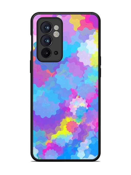 Psychedelic Cloud Burst Glossy Soft Edge Case for Oneplus 9RT (5G) Chachhi