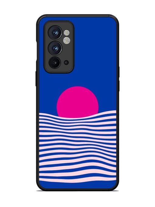 Pink Sunset Over Blue Waves Glossy Soft Edge Case for Oneplus 9RT (5G) Chachhi