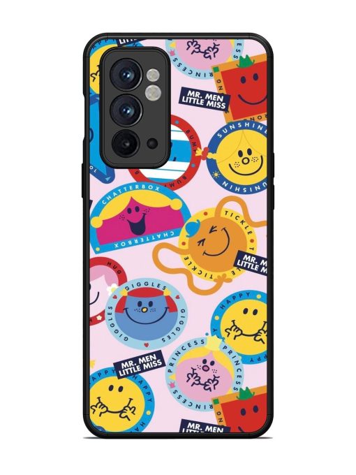 Whimsical Mr. Men & Little Miss Glossy Soft Edge Case for Oneplus 9RT (5G) Chachhi