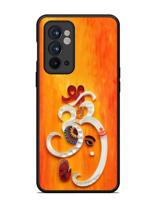 Ganesha In Quilling Art Glossy Soft Edge Case for Oneplus 9RT (5G) Chachhi