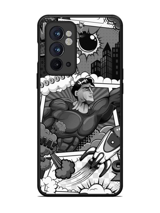 Comic Book Chaos Glossy Soft Edge Case for Oneplus 9RT (5G) Chachhi