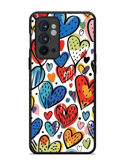 Heartfelt Harmony Glossy Soft Edge Case for Oneplus 9RT (5G) Chachhi