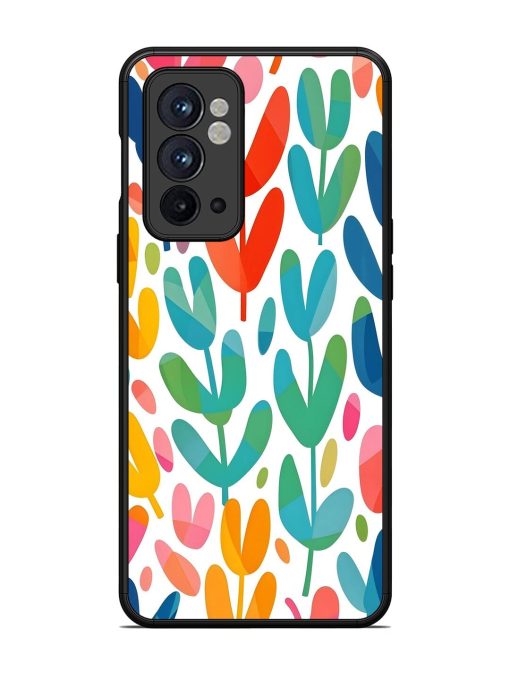 Rainbow Of Blooms Glossy Soft Edge Case for Oneplus 9RT (5G) Chachhi