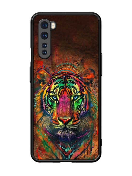 Cosmic Tiger Glossy Soft Edge Case for Oneplus Nord Chachhi