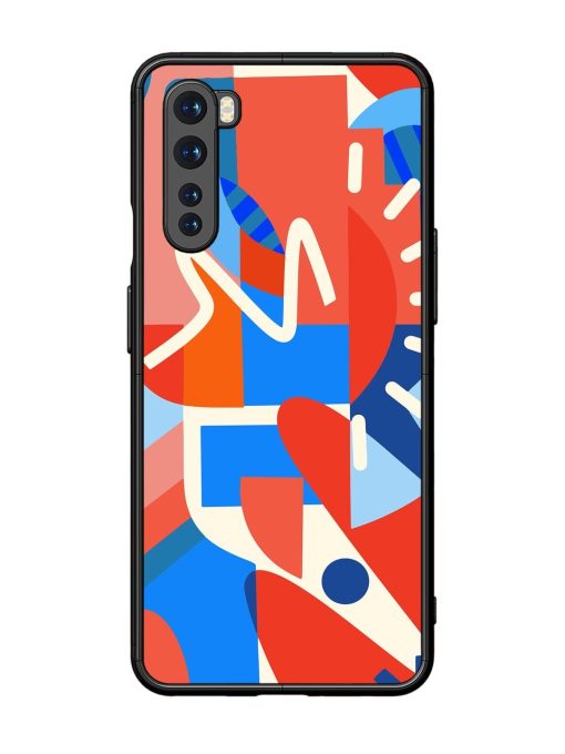 Abstract Harmony Glossy Soft Edge Case for Oneplus Nord Chachhi