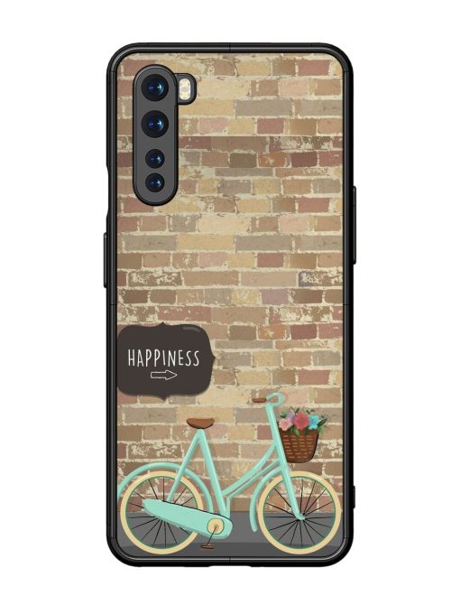 Pedaling Towards Happiness Glossy Soft Edge Case for Oneplus Nord Chachhi