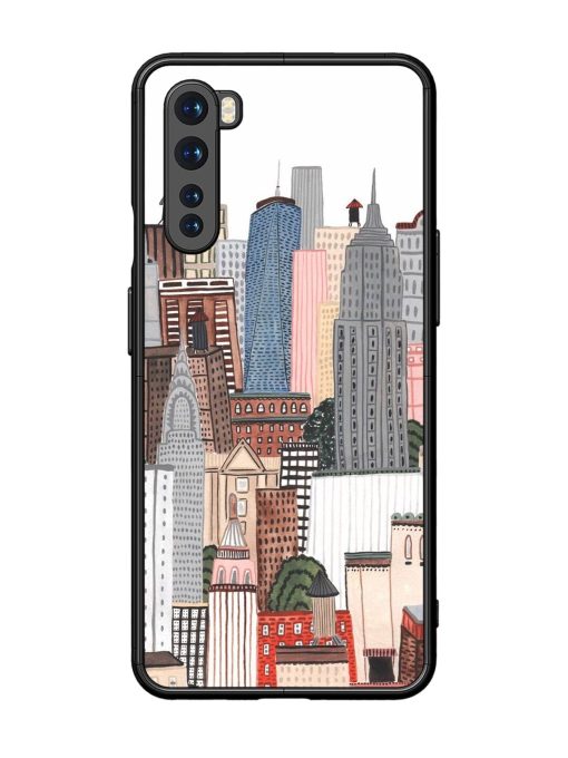 Cityscape Dreams Glossy Soft Edge Case for Oneplus Nord Chachhi