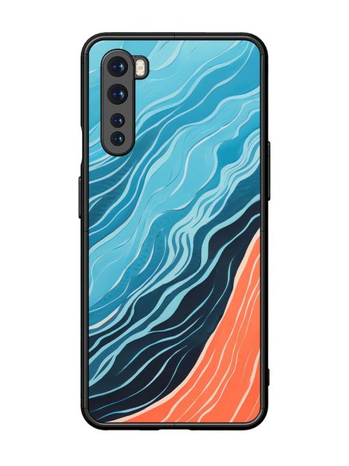 Oceanic Divide Glossy Soft Edge Case for Oneplus Nord Chachhi