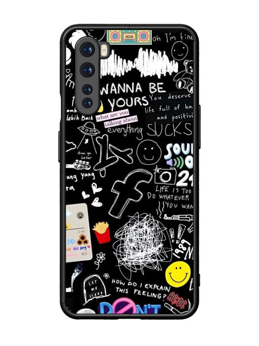 Doodle Diary Glossy Soft Edge Case for Oneplus Nord Chachhi