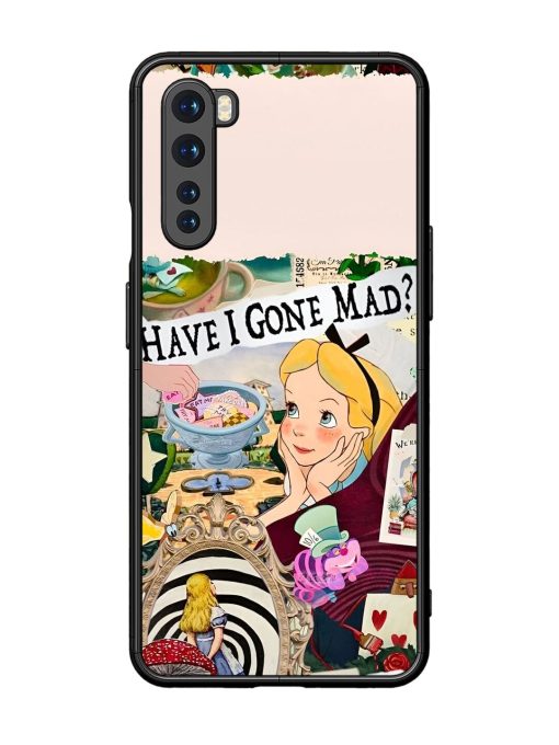 Mad Hatter'S Collage Glossy Soft Edge Case for Oneplus Nord Chachhi