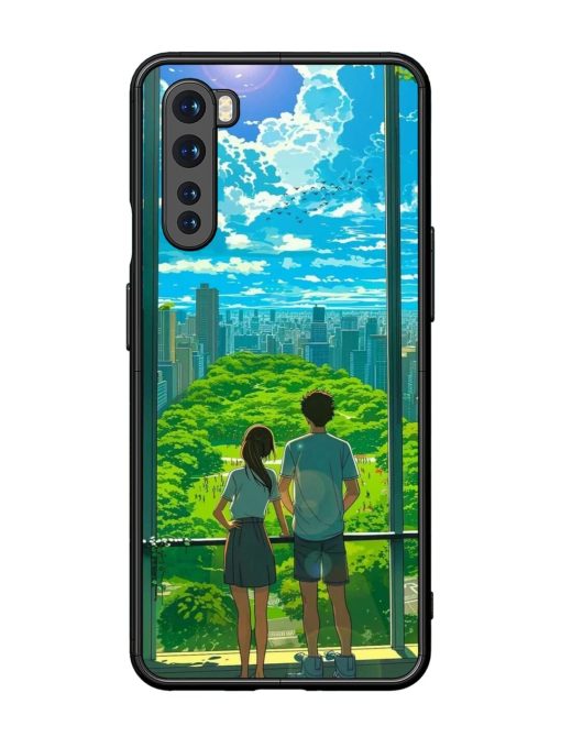 Cyberpunk Dreamscape Glossy Soft Edge Case for Oneplus Nord Chachhi