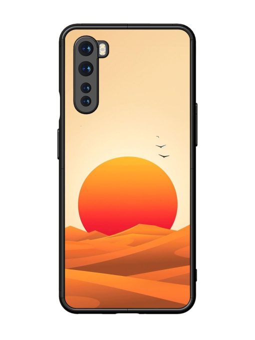 Desert Sunset Glossy Soft Edge Case for Oneplus Nord Chachhi