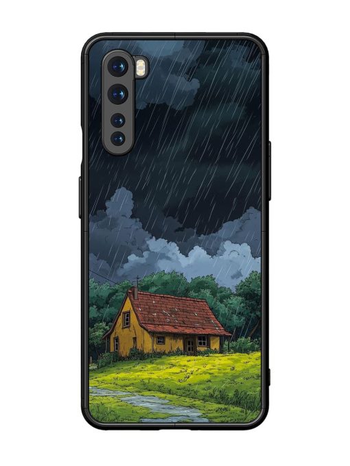 Rainy Day Retreat Glossy Soft Edge Case for Oneplus Nord Chachhi