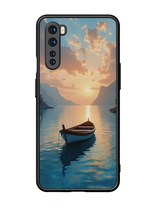 Serene Sunset Glossy Soft Edge Case for Oneplus Nord Chachhi