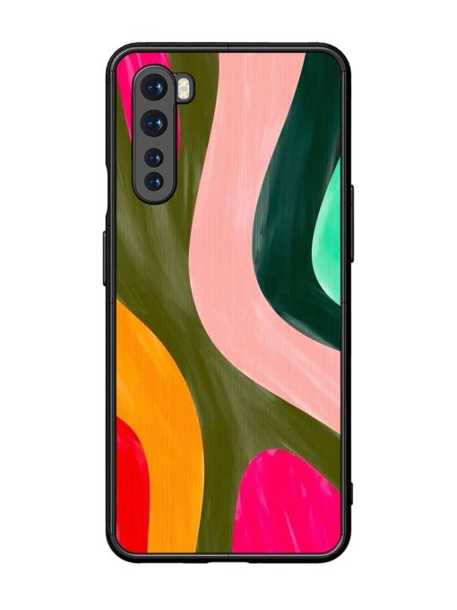 Wavy Wonder Glossy Soft Edge Case for Oneplus Nord Chachhi