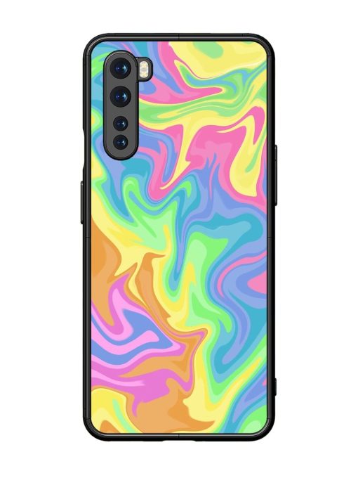 Whimsical Swirl Glossy Soft Edge Case for Oneplus Nord Chachhi