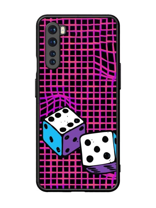 Glitched Dice Glossy Soft Edge Case for Oneplus Nord