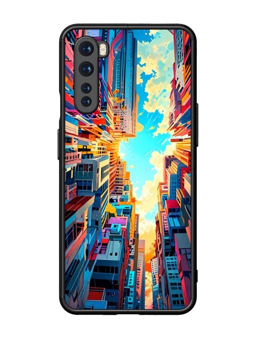 Skyward City Glossy Soft Edge Case for Oneplus Nord Chachhi