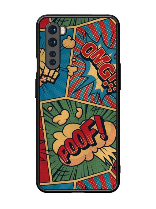 Comic Book Chaos Glossy Soft Edge Case for Oneplus Nord Chachhi