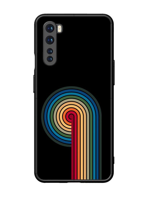 Rainbow Ripple Glossy Soft Edge Case for Oneplus Nord Chachhi