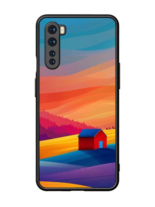 Sunset Solitude Glossy Soft Edge Case for Oneplus Nord Chachhi