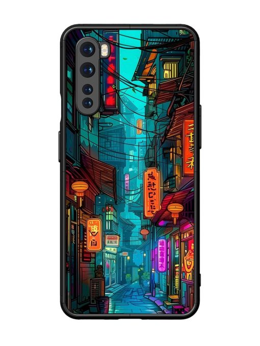 Neon Nightscape Glossy Soft Edge Case for Oneplus Nord Chachhi