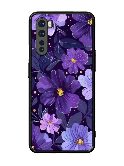 Purple Paradise Glossy Soft Edge Case for Oneplus Nord Chachhi