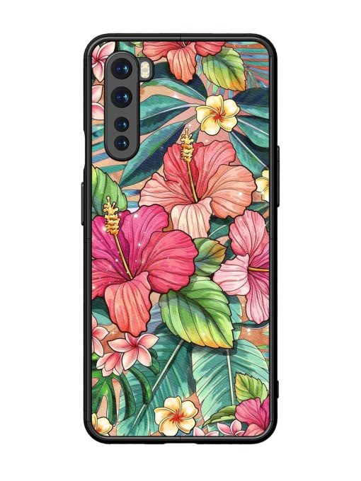 Tropical Tapestry Glossy Soft Edge Case for Oneplus Nord Chachhi