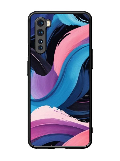 Whimsical Waves Glossy Soft Edge Case for Oneplus Nord Chachhi