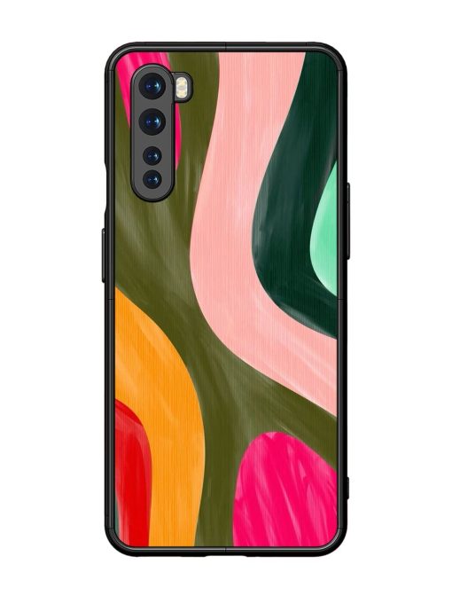 Wavy Wonderland Glossy Soft Edge Case for Oneplus Nord Chachhi