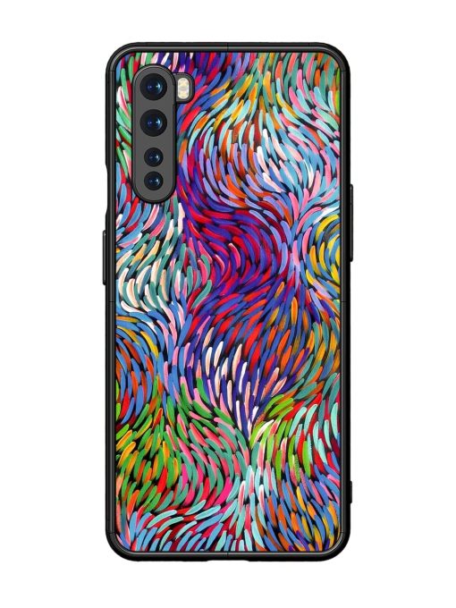 Vibrant Waves Glossy Soft Edge Case for Oneplus Nord Chachhi