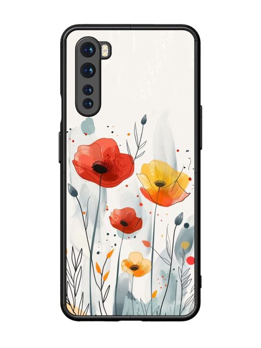 Poppy Fields Glossy Soft Edge Case for Oneplus Nord Chachhi