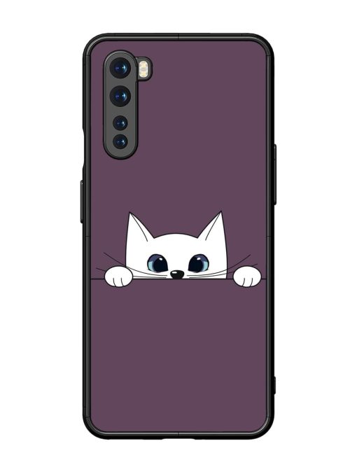 Peek-A-Boo Kitty Glossy Soft Edge Case for Oneplus Nord Chachhi