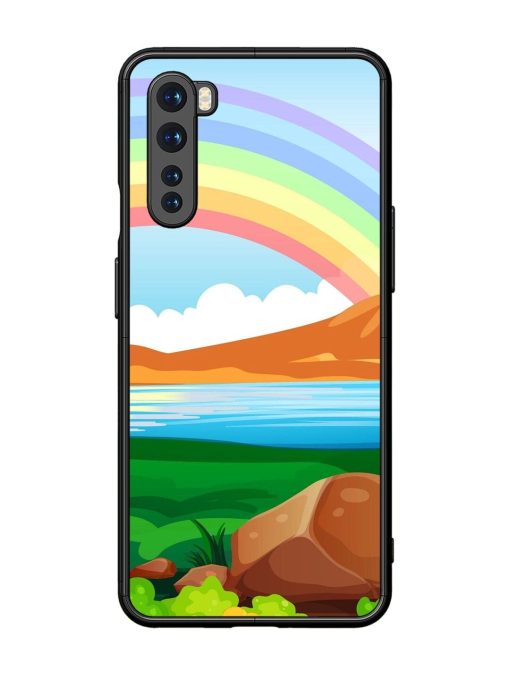 Rainbow Over The Lake Glossy Soft Edge Case for Oneplus Nord Chachhi