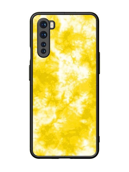 Golden Tie-Dye Twirl Glossy Soft Edge Case for Oneplus Nord Chachhi