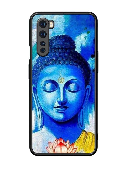 Serene Buddha With Lotus Glossy Soft Edge Case for Oneplus Nord Chachhi