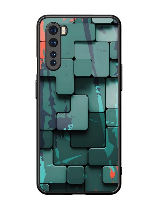 Abstract Geometric Mosaic Glossy Soft Edge Case for Oneplus Nord Chachhi