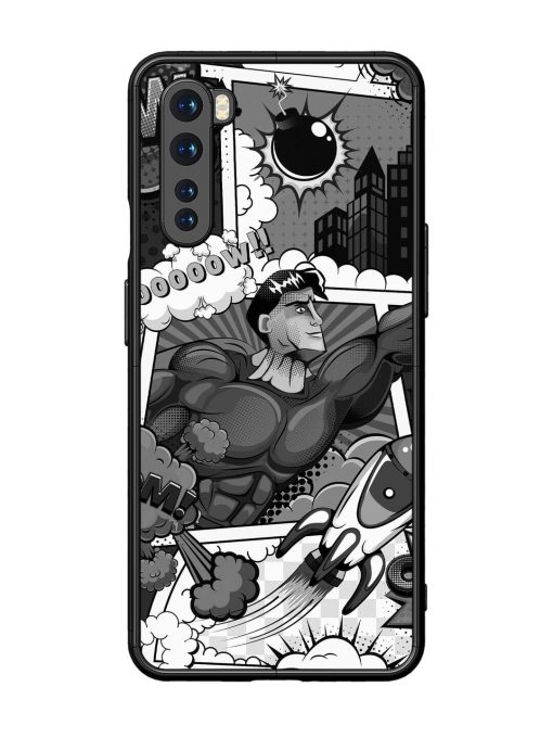 Comic Book Chaos Glossy Soft Edge Case for Oneplus Nord Chachhi