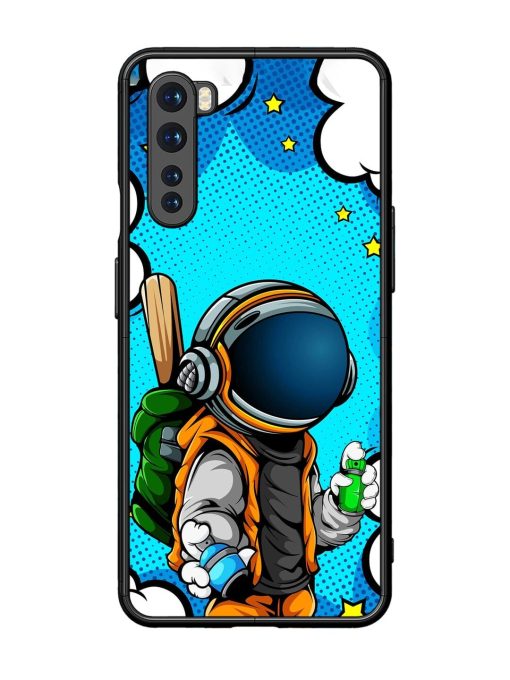 Space Graffiti Artist Glossy Soft Edge Case for Oneplus Nord Chachhi