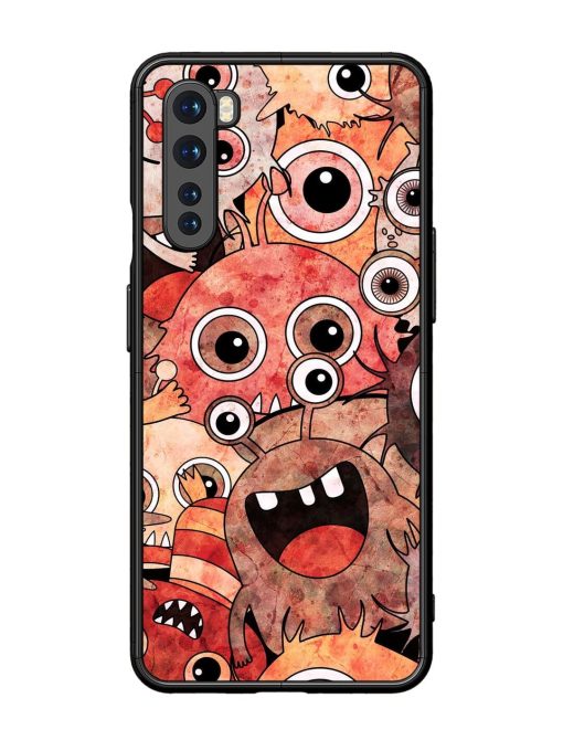 Monster Mash Glossy Soft Edge Case for Oneplus Nord Chachhi