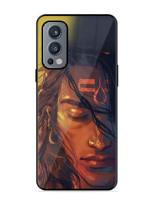 Tranquil Shiva Glossy Soft Edge Case for Oneplus Nord 2 (5G) Chachhi