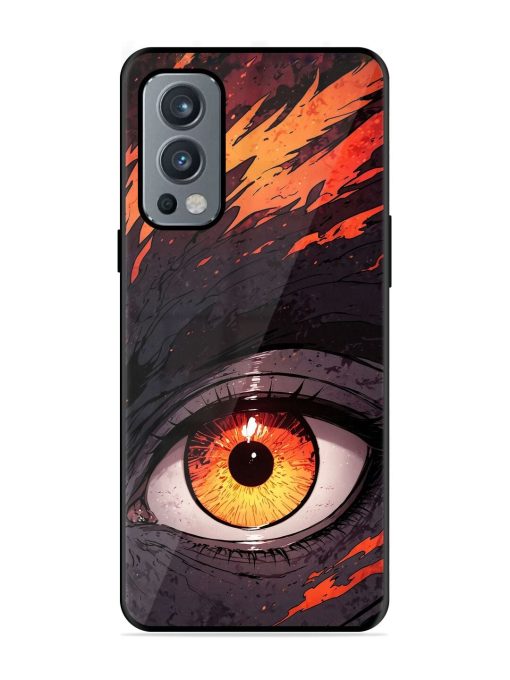 Inferno Gaze Glossy Soft Edge Case for Oneplus Nord 2 (5G) Chachhi